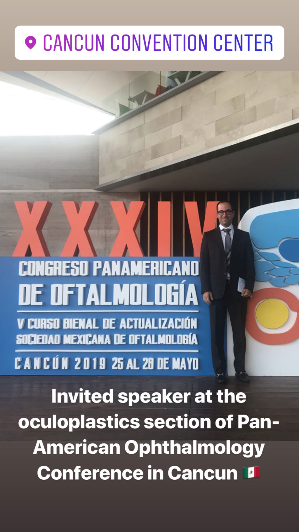 Dr. Taban was an invited speaker at the 2019 Pan-American Ophthalmology conference.