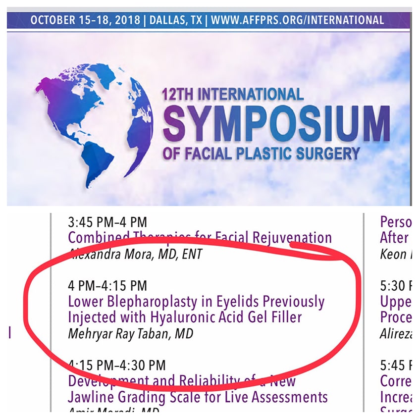 12th international symposium of facial plastic surgery